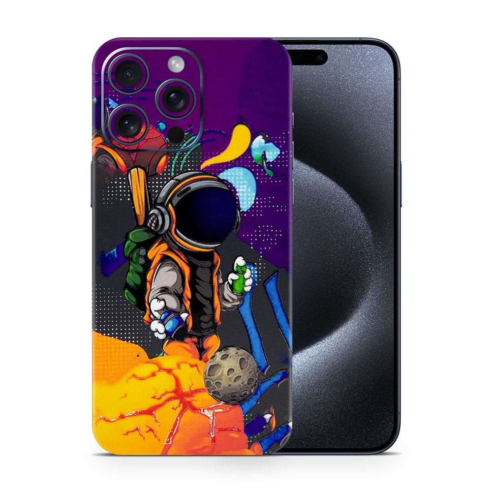 Iphone 15 pro max space doodler 3d skin wrapitskin