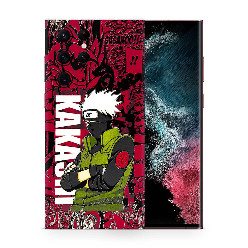 Galaxy s22 ultra kakashi sensei 3d skin wrapitskin