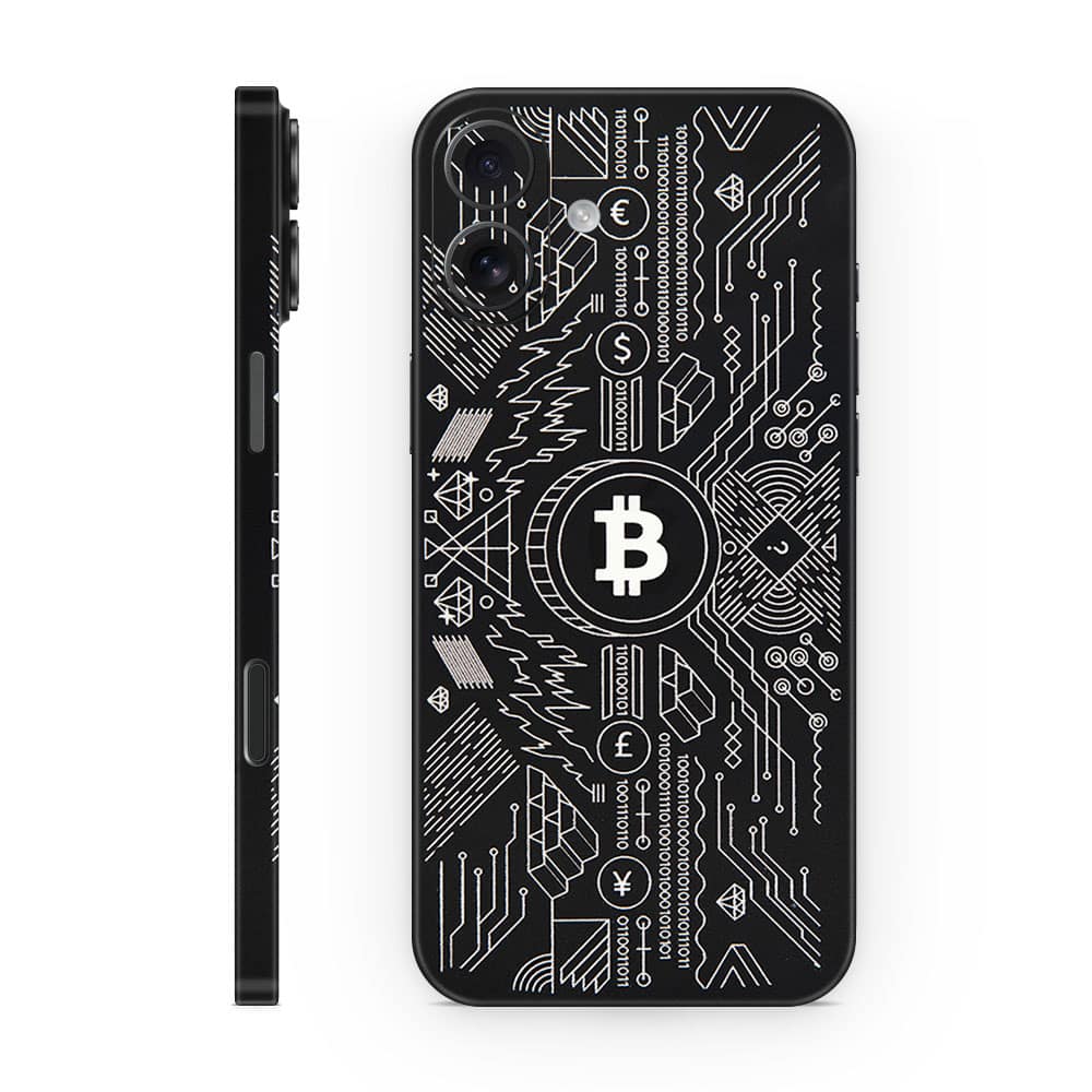 Iphone 16 bitcoin 3d skin wrapitskin