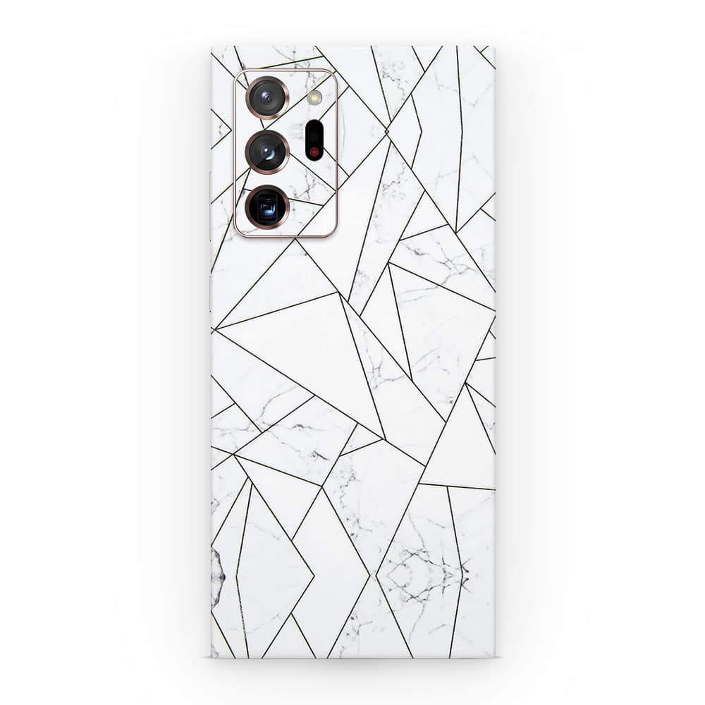 Galaxy note 20 ultra marble grid 3d skin wrapitskin