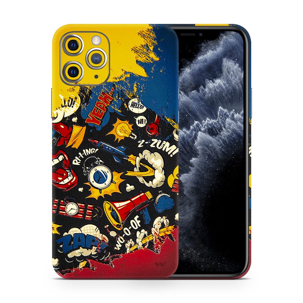 Iphone 11 pro max pop art 3d skin wrapitskin