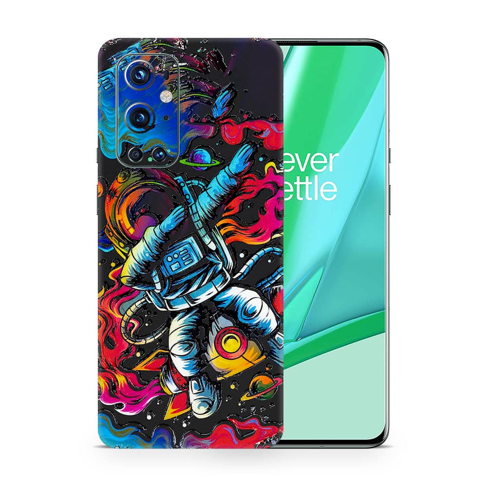 Oneplus 9 pro trippy astronaut 3d skin wrapitskin