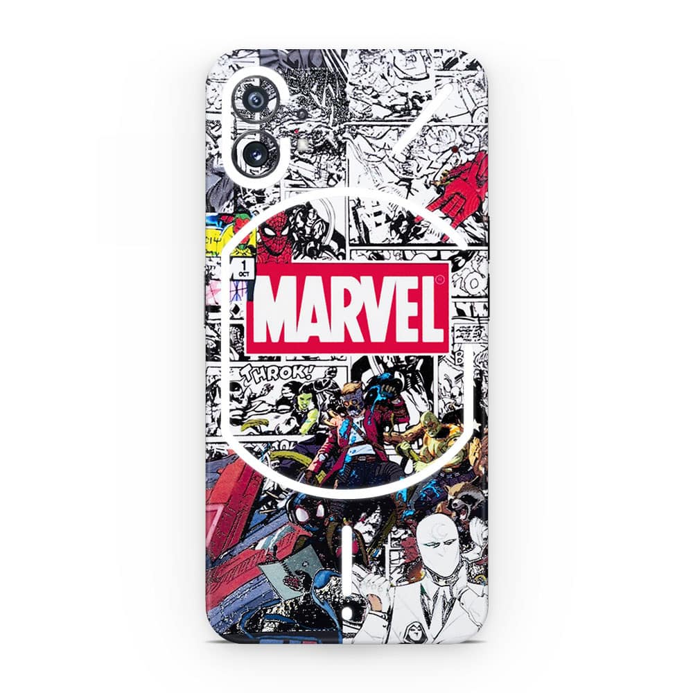Nothing phone 1 marvel universe 3d skin wrapitskin