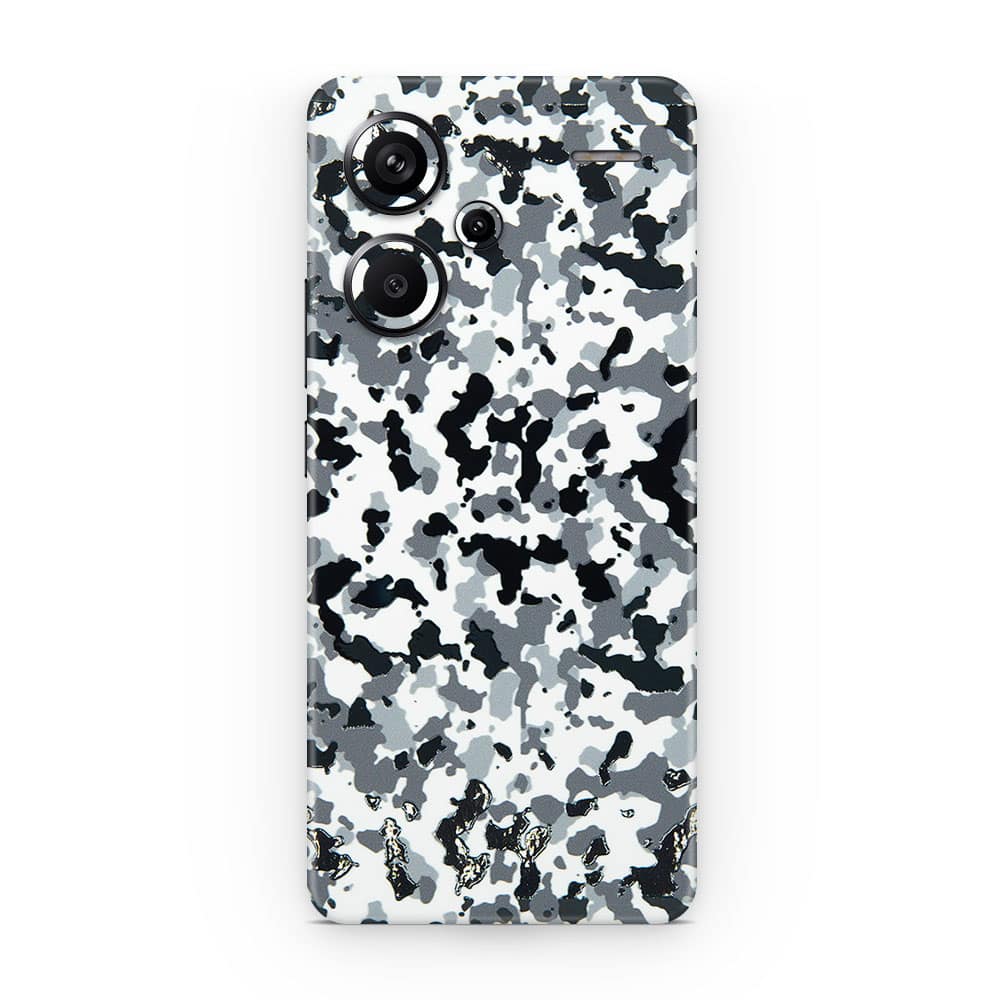 Redmi note 13 pro plus snow camo 3d skin wrapitskin