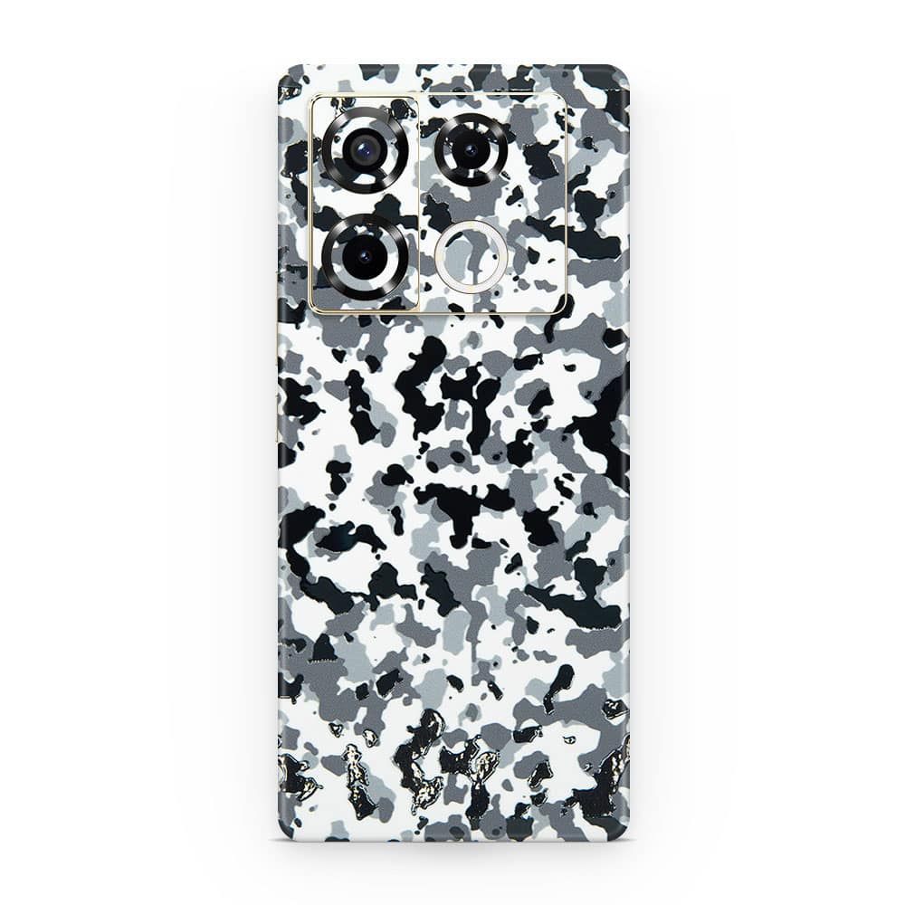 Infinix note 40 pro 5g snow camo 3d skin wrapitskin