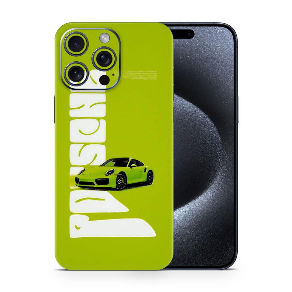Iphone 15 pro max 911 turbo 3d skin wrapitskin