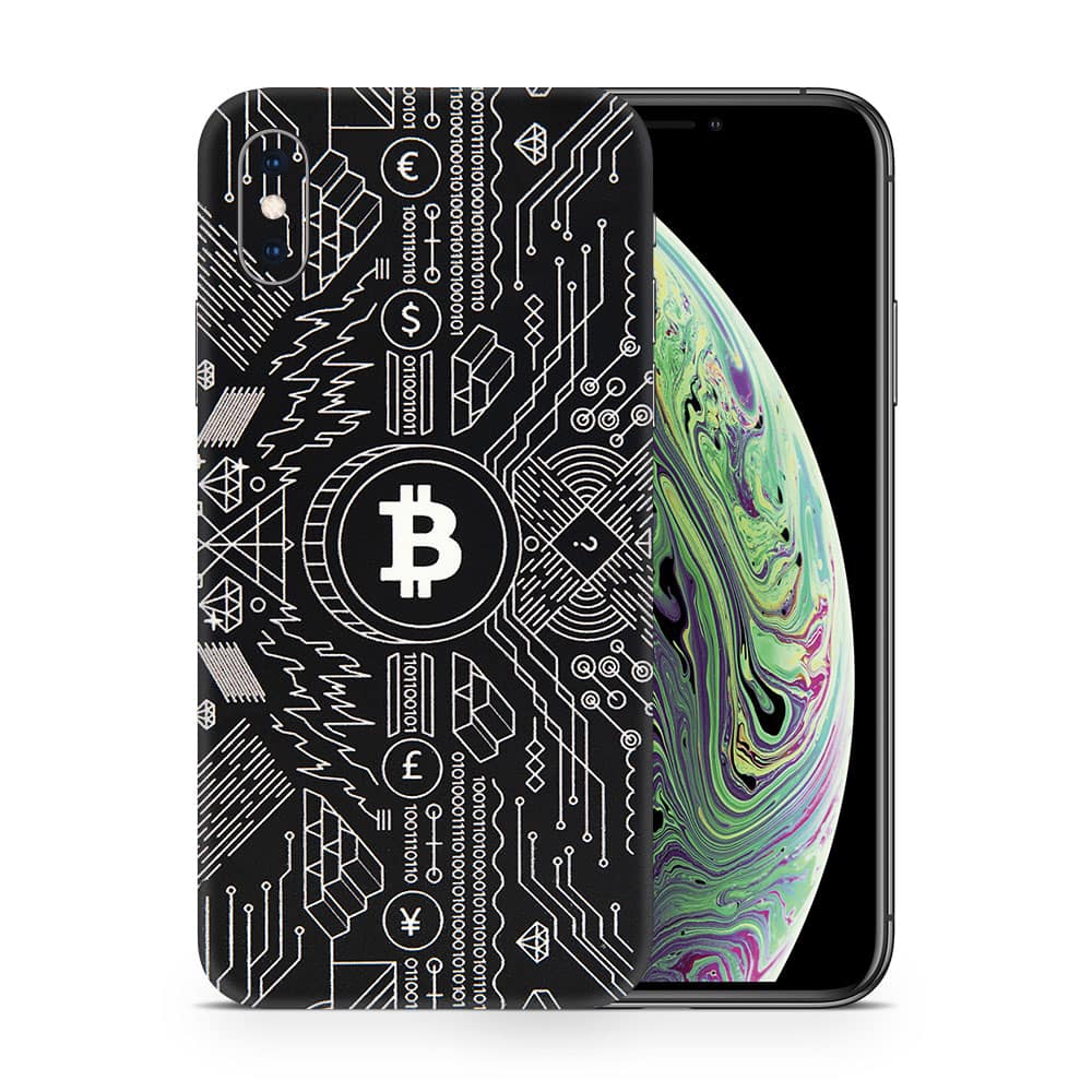 Iphone xs max bitcoin 3d skin wrapitskin