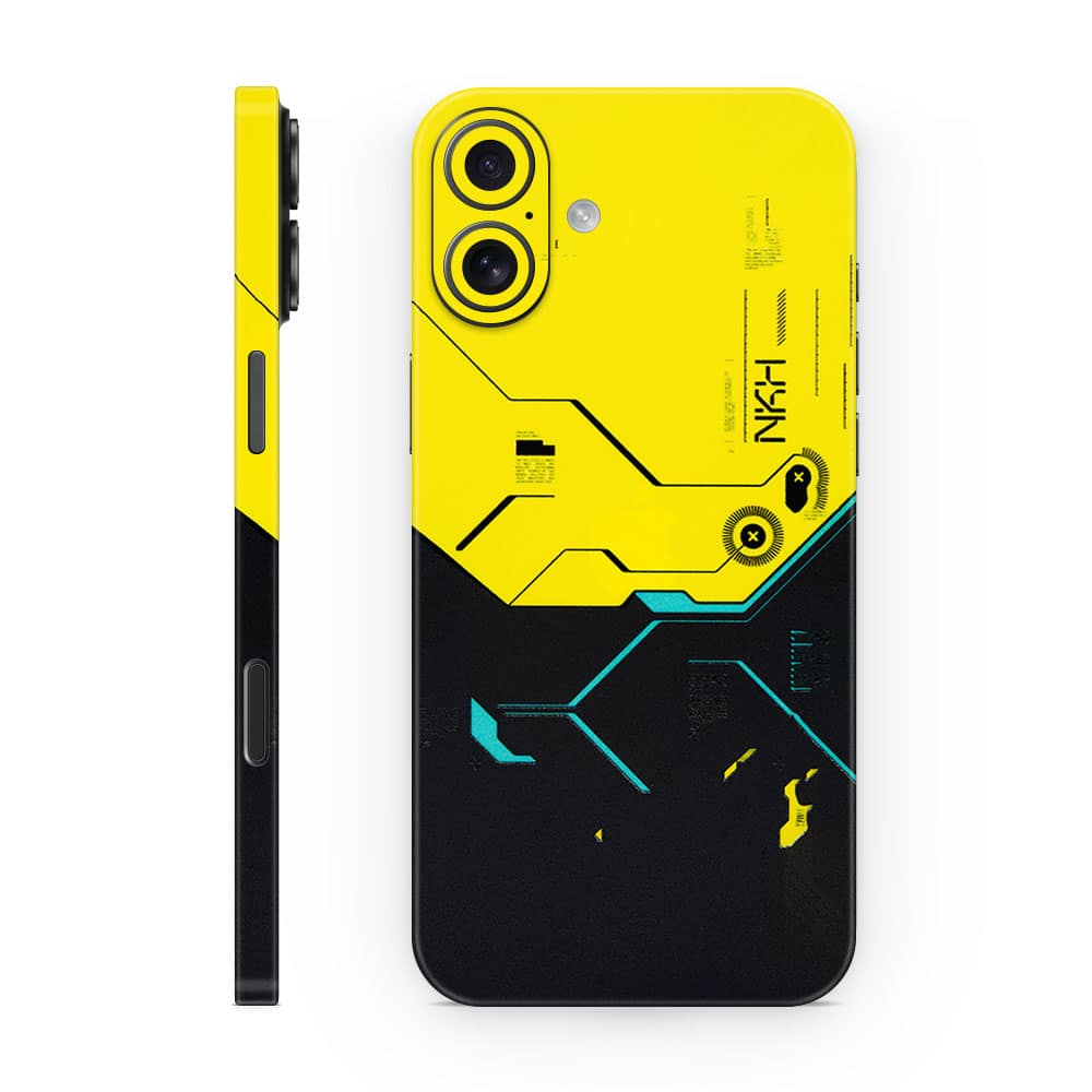 Iphone 16 cyberpunk city 3d skin wrapitskin