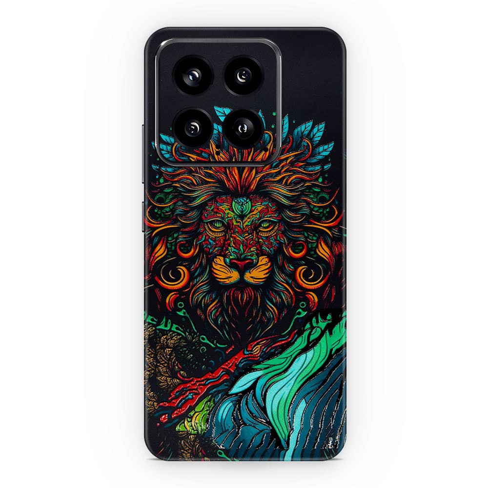 Xiaomi 14 5g fierce lion 3d skin wrapitskin