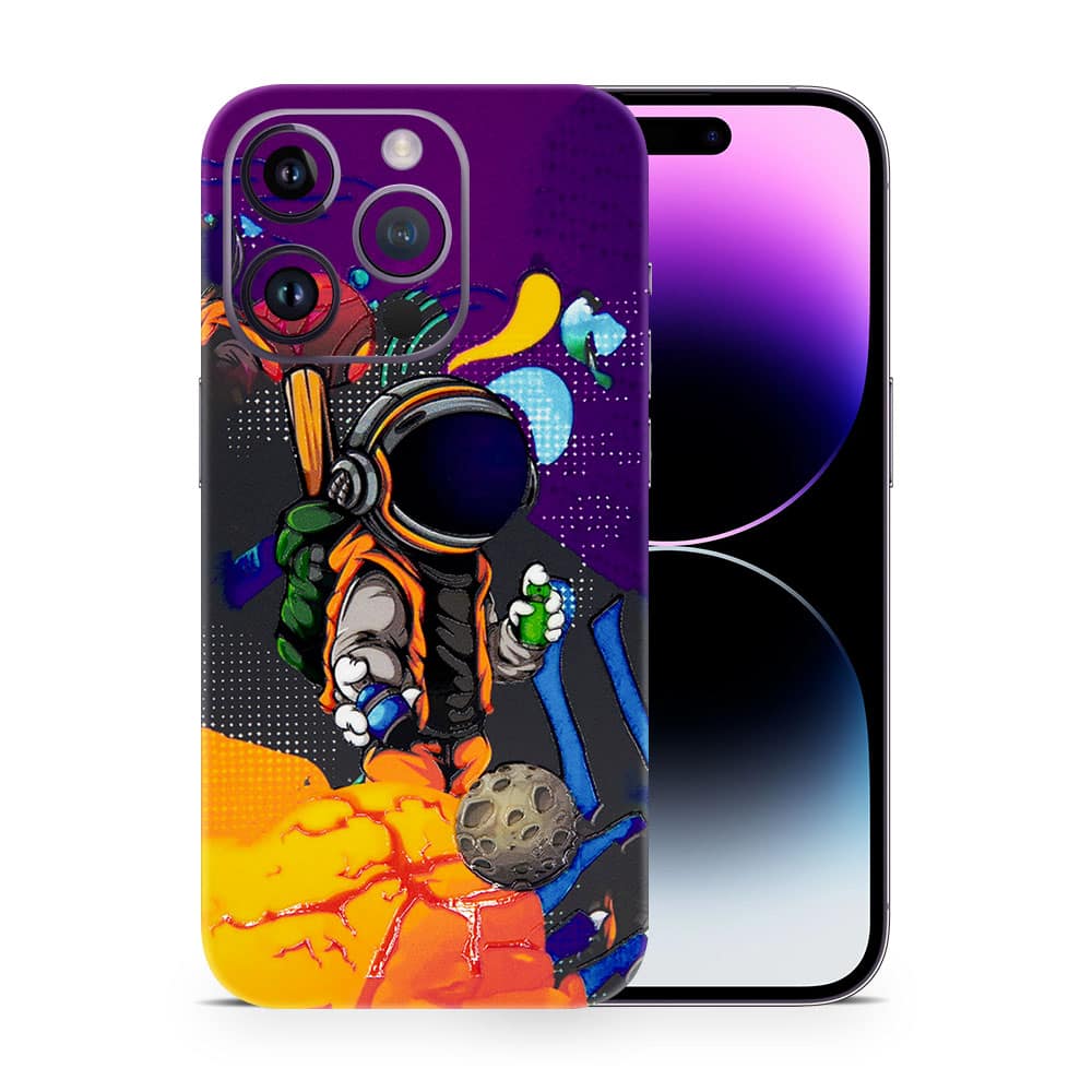 Iphone 14 pro max space doodler 3d skin wrapitskin