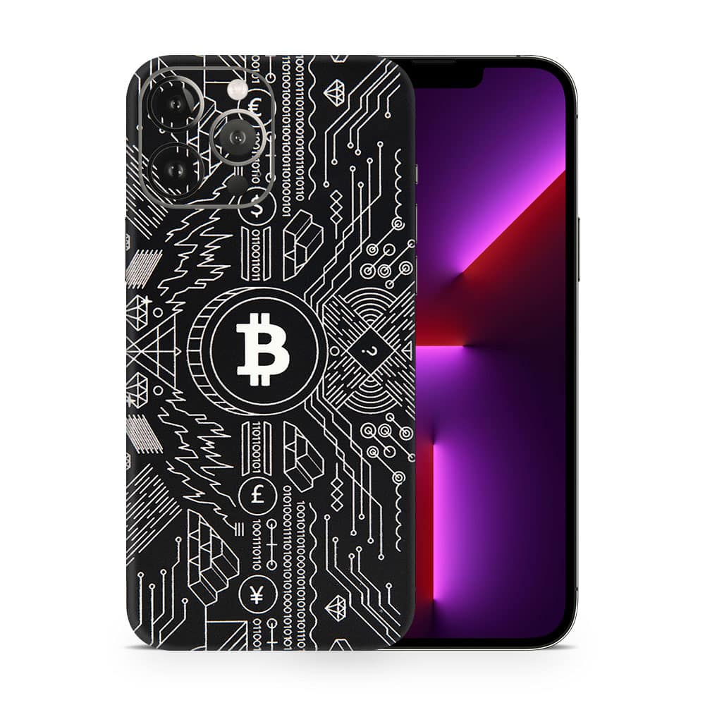 Iphone 13 pro bitcoin 3d skin wrapitskin