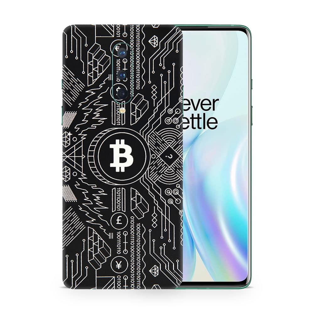 Oneplus 8 bitcoin 3d skin wrapitskin