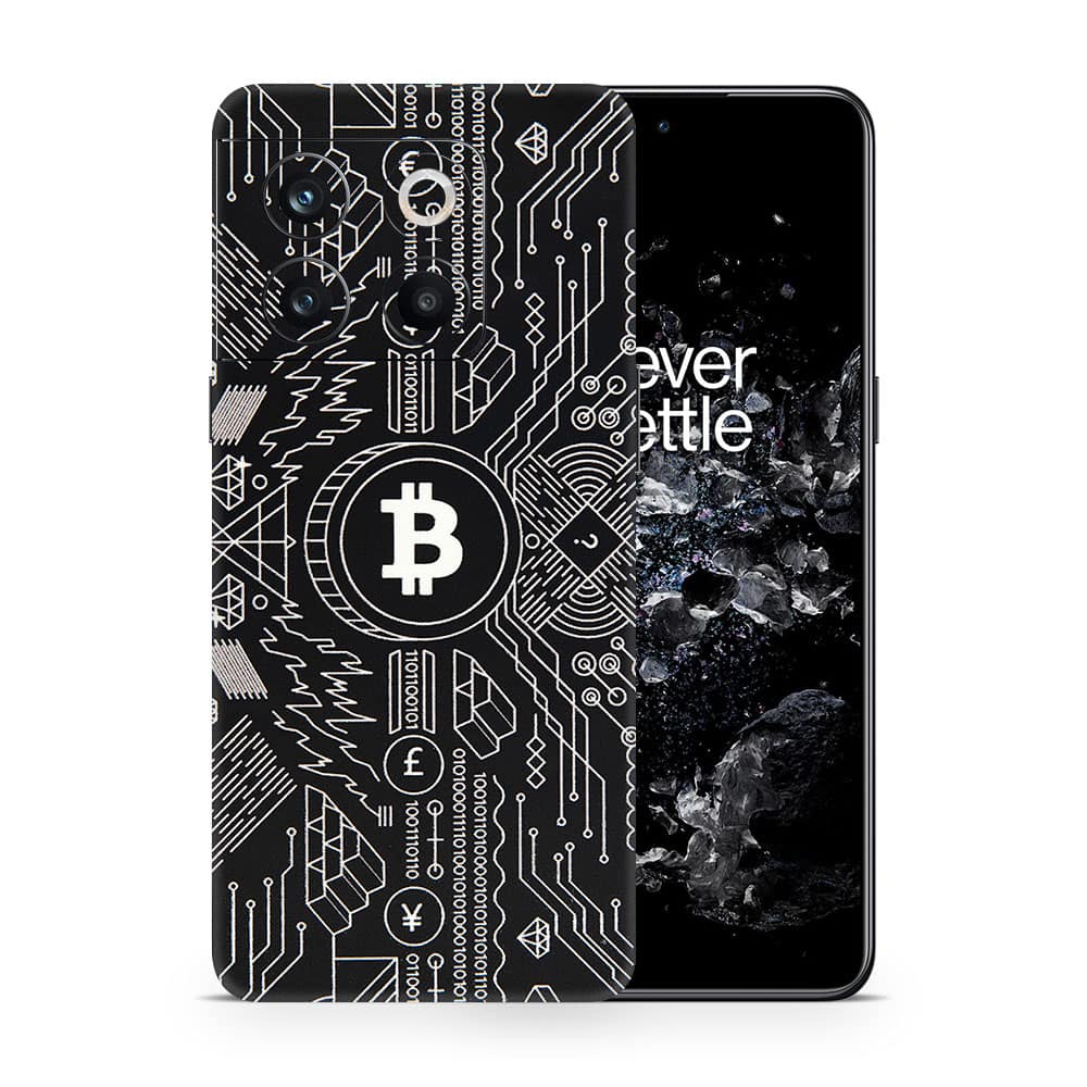 Oneplus 10t bitcoin 3d skin wrapitskin