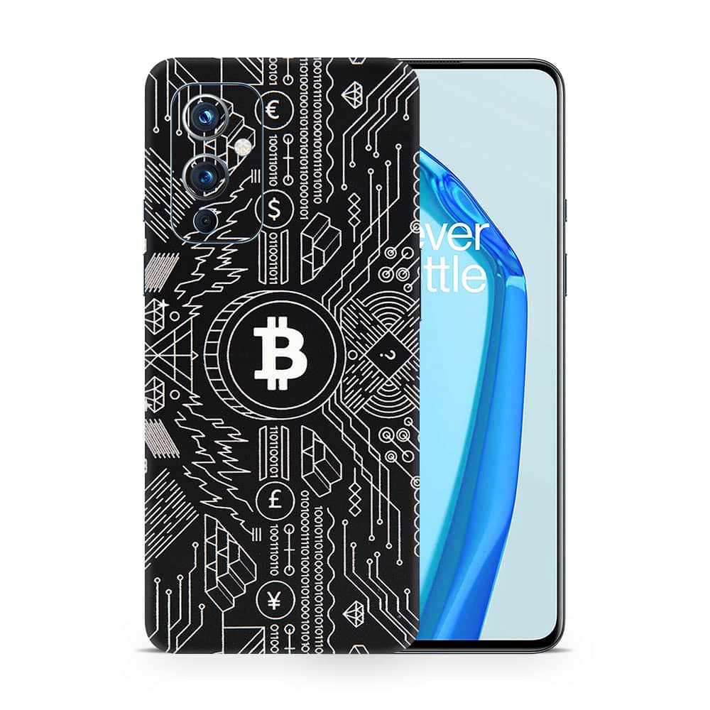 Oneplus 9 bitcoin 3d skin wrapitskin