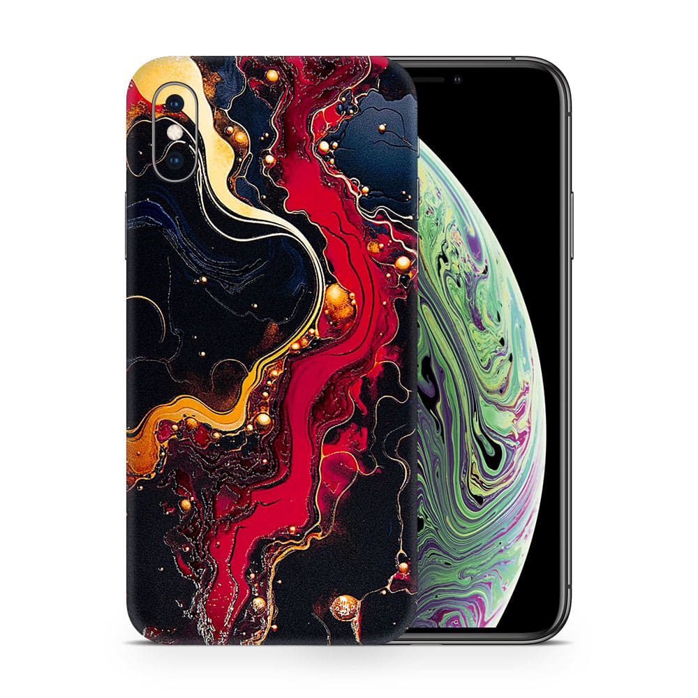 Iphone xs max volcanic vibe 3d skin wrapitskin