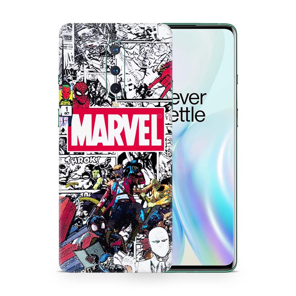 Oneplus 8 uw 5g marvel universe 3d skin wrapitskin