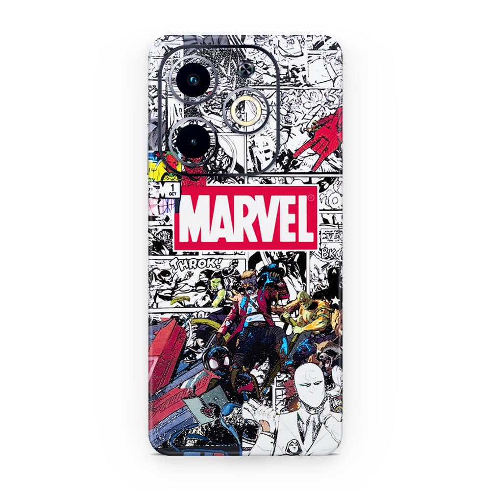 Infinix hot 40i marvel universe 3d skin wrapitskin