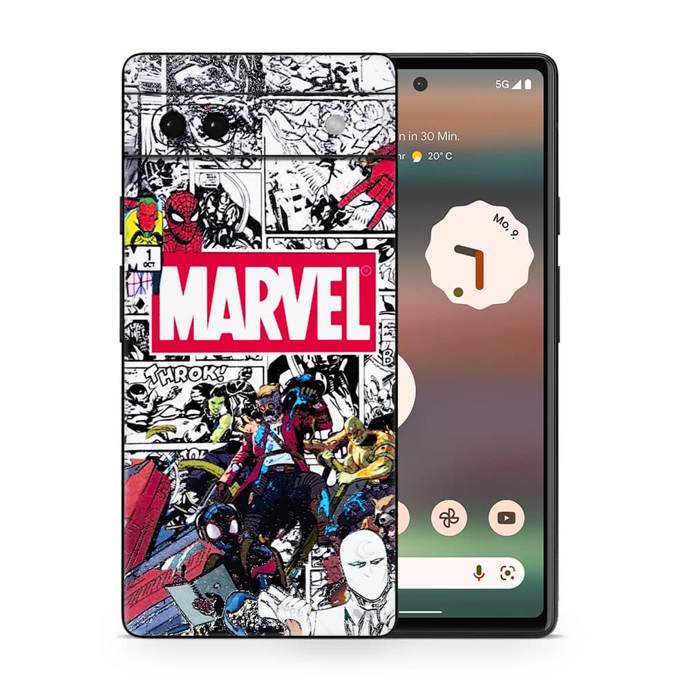 Pixel 6a marvel universe 3d skin wrapitskin