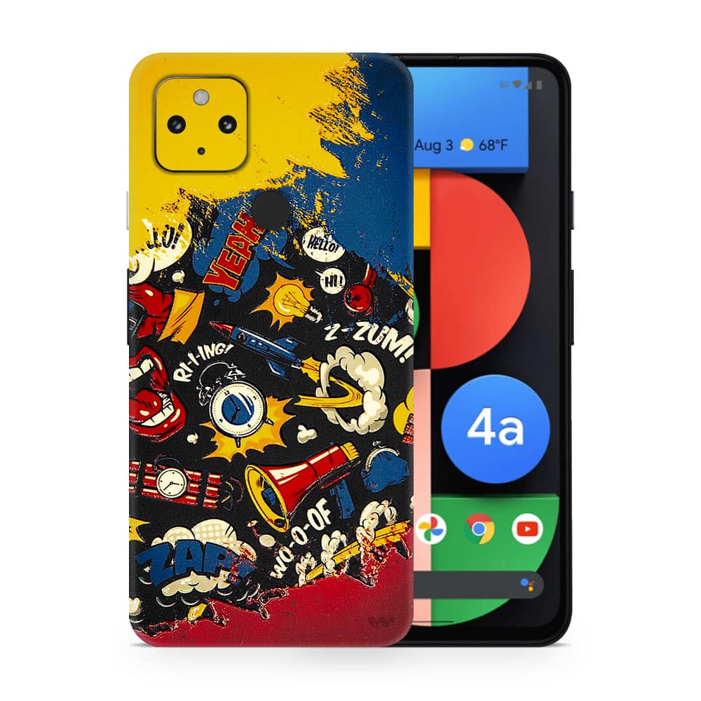 Pixel 4a 5g pop art 3d skin wrapitskin