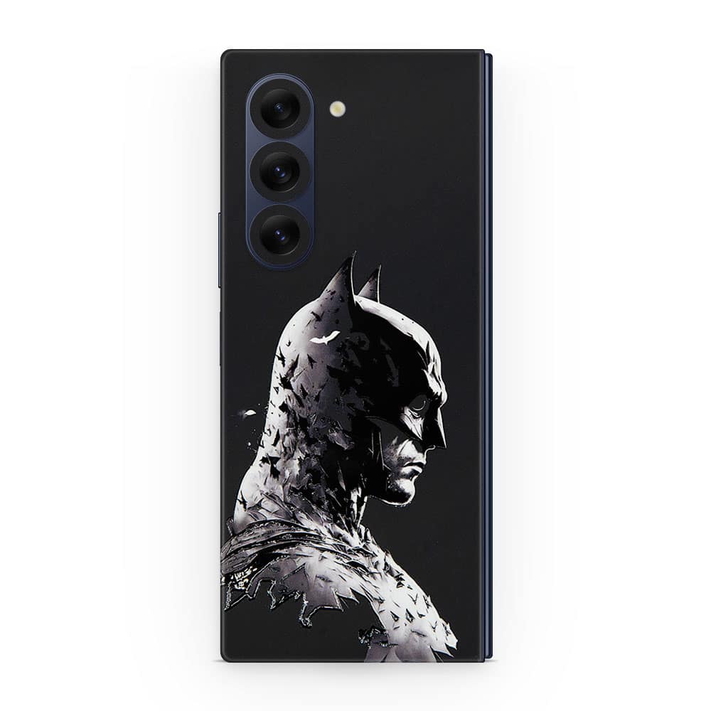Galaxy z fold 6 dark knight 3d skin wrapitskin
