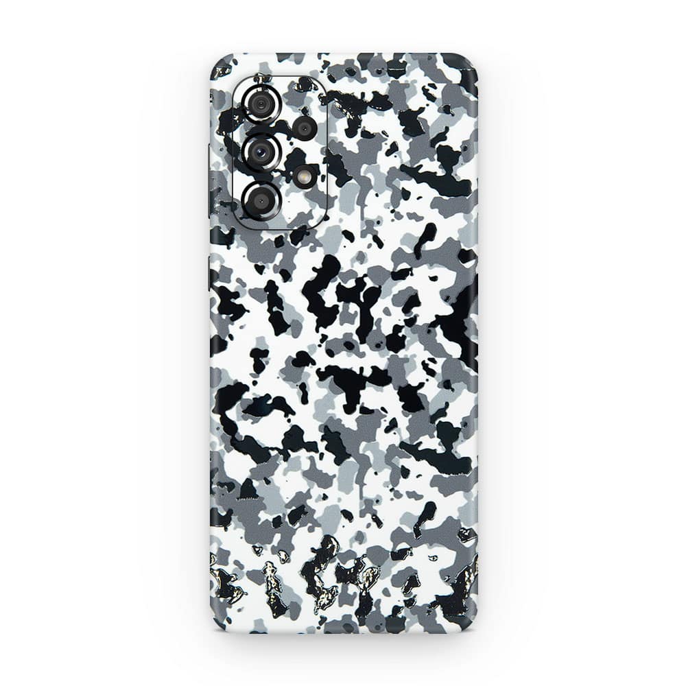 Galaxy a33 5g snow camo 3d skin wrapitskin