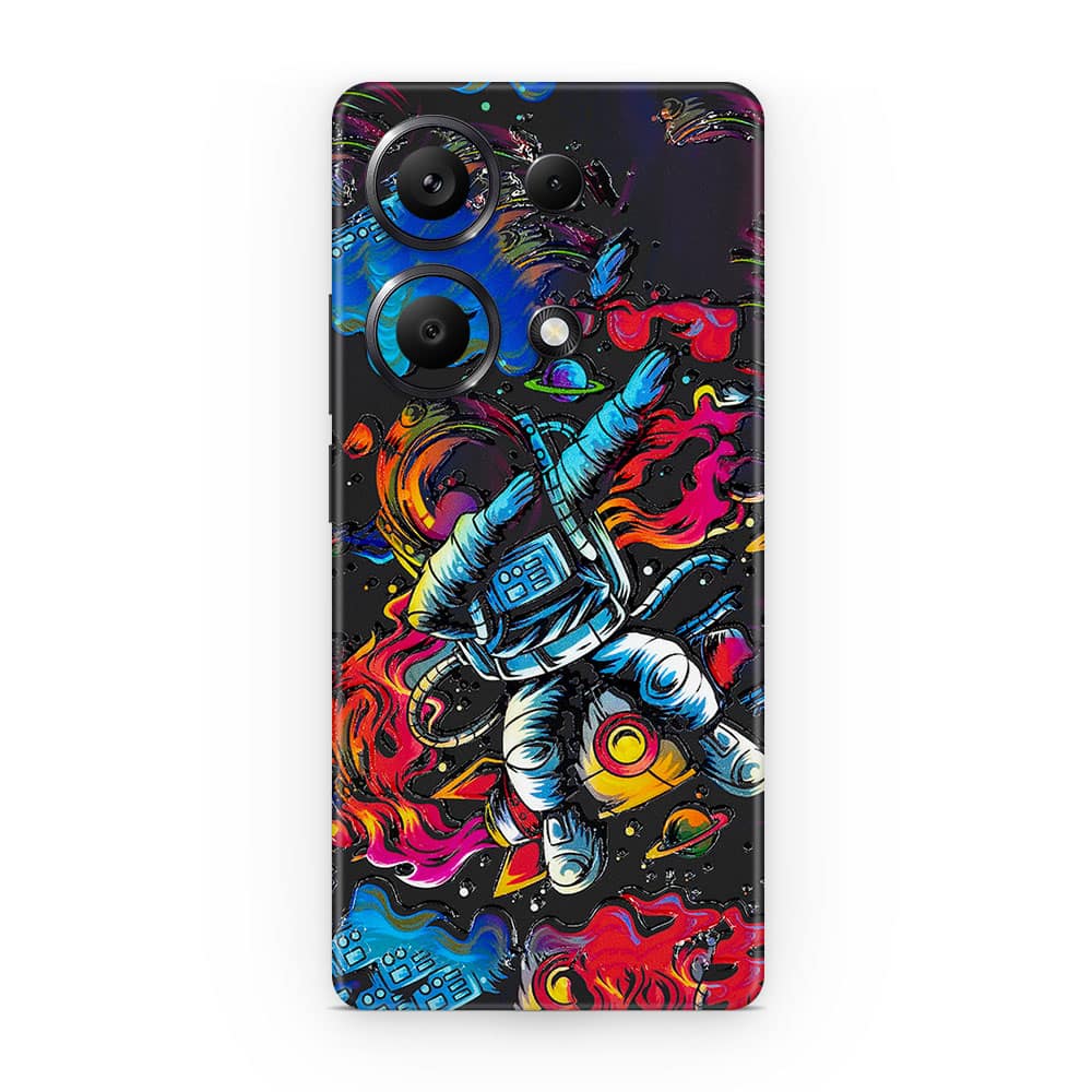 Redmi note 13 pro 4g trippy astronaut 3d skin wrapitskin