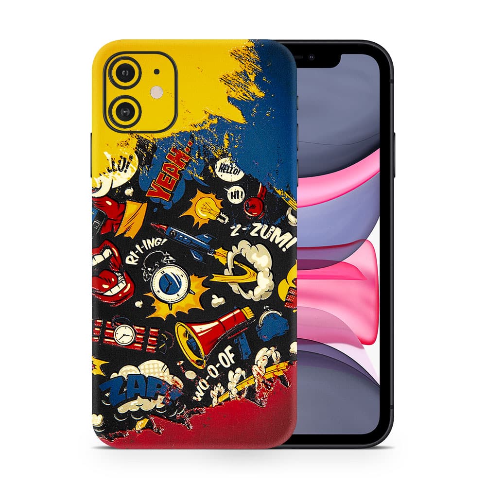 Iphone 11 pop art 3d skin wrapitskin