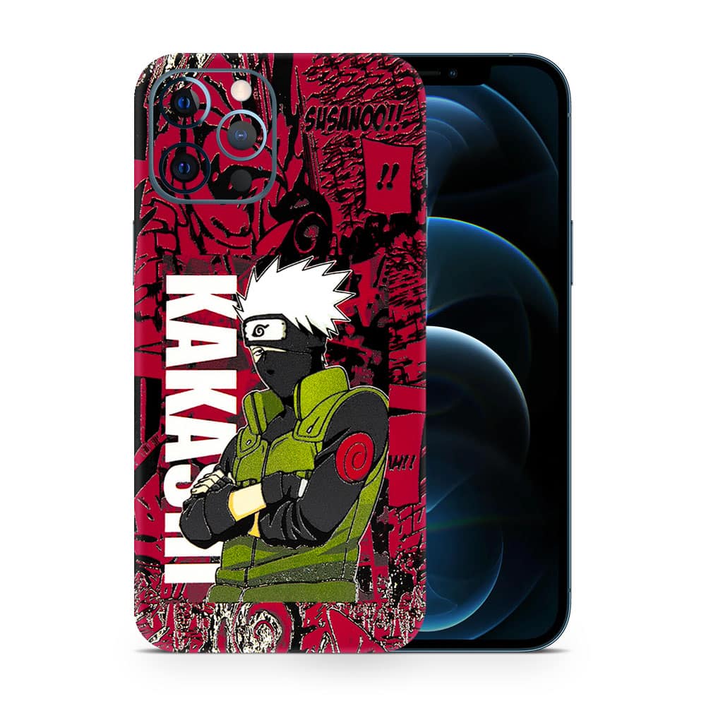Iphone 12 pro max kakashi sensei 3d skin wrapitskin