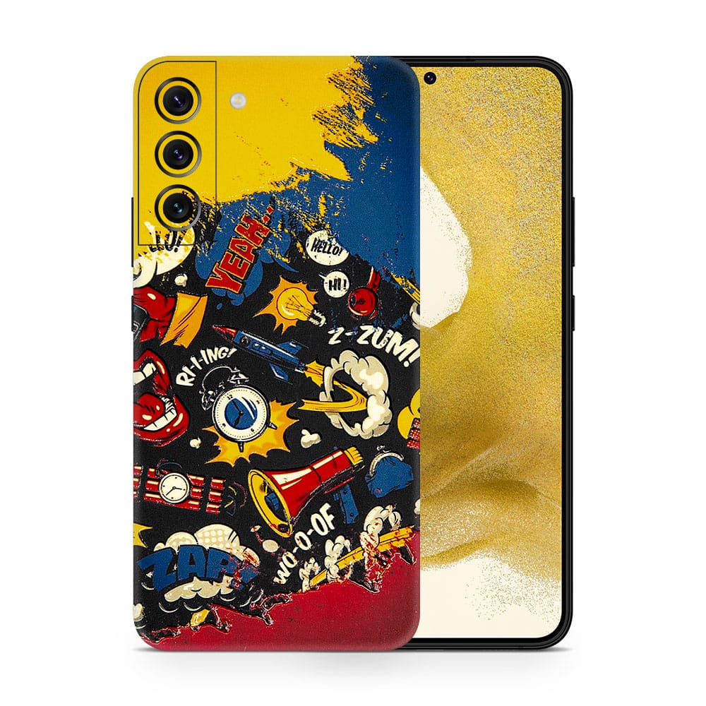 Galaxy s22 pop art 3d skin wrapitskin