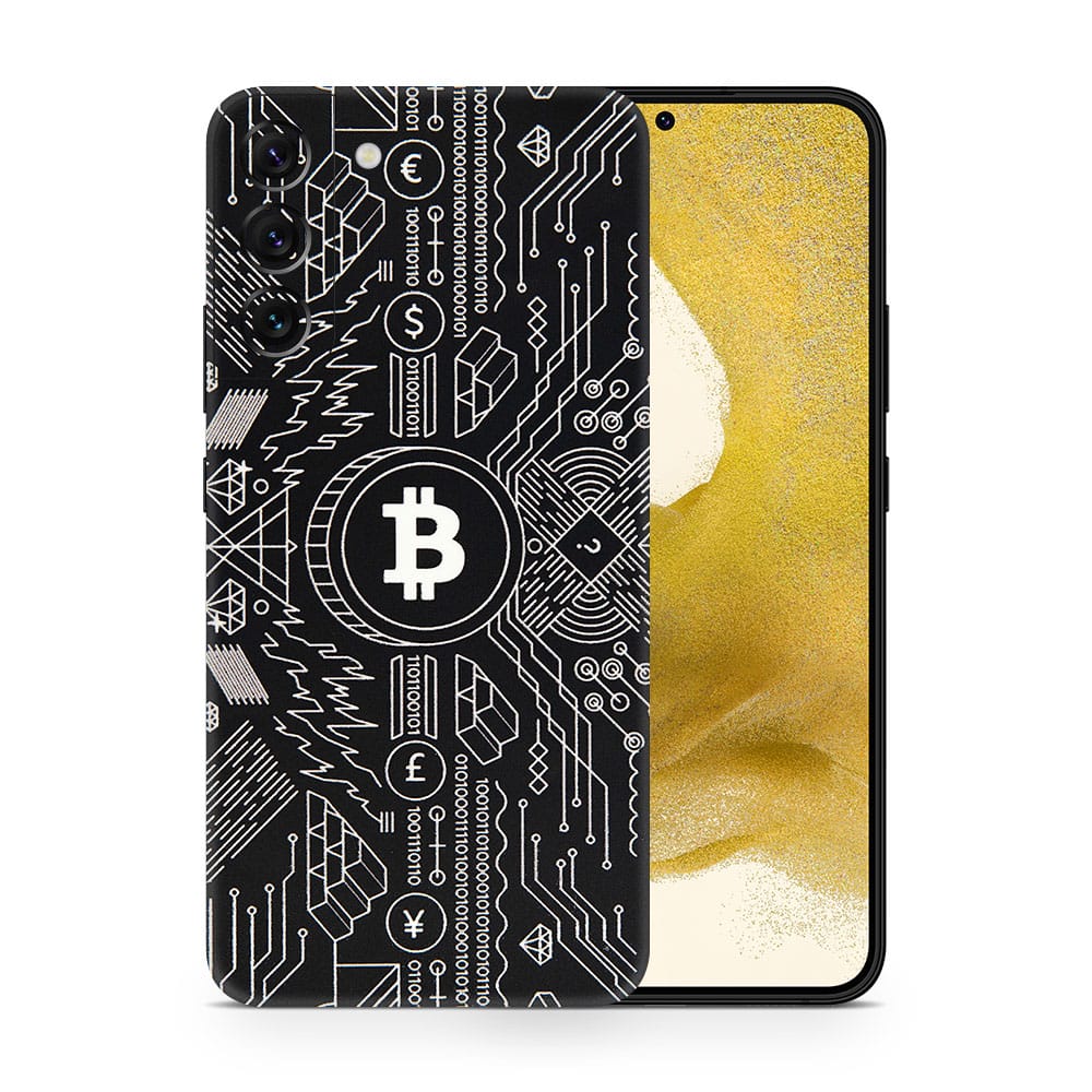 Galaxy s22 bitcoin 3d skin wrapitskin