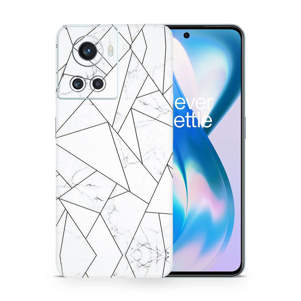 Oneplus 10r marble grid 3d skin wrapitskin