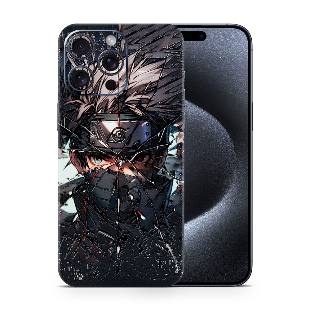Iphone 15 pro max broken hero 3d skin wrapitskin