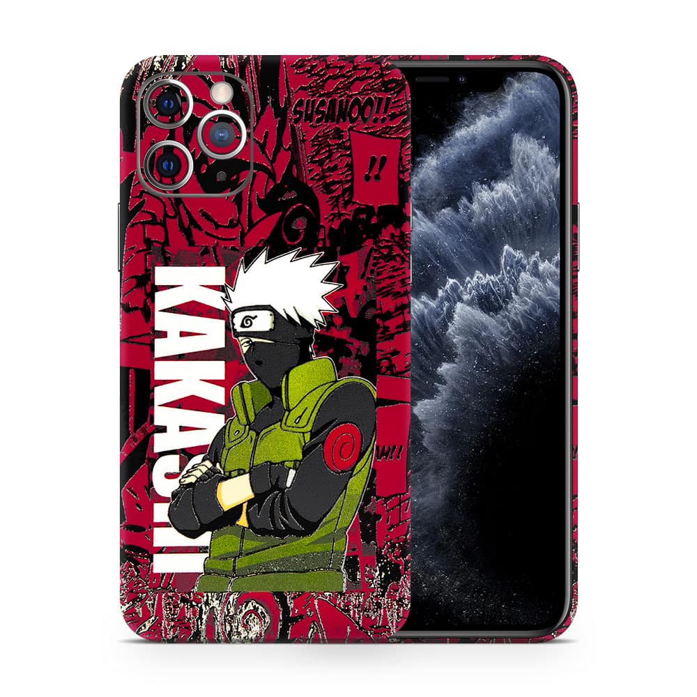 Iphone 11 pro kakashi sensei 3d skin wrapitskin