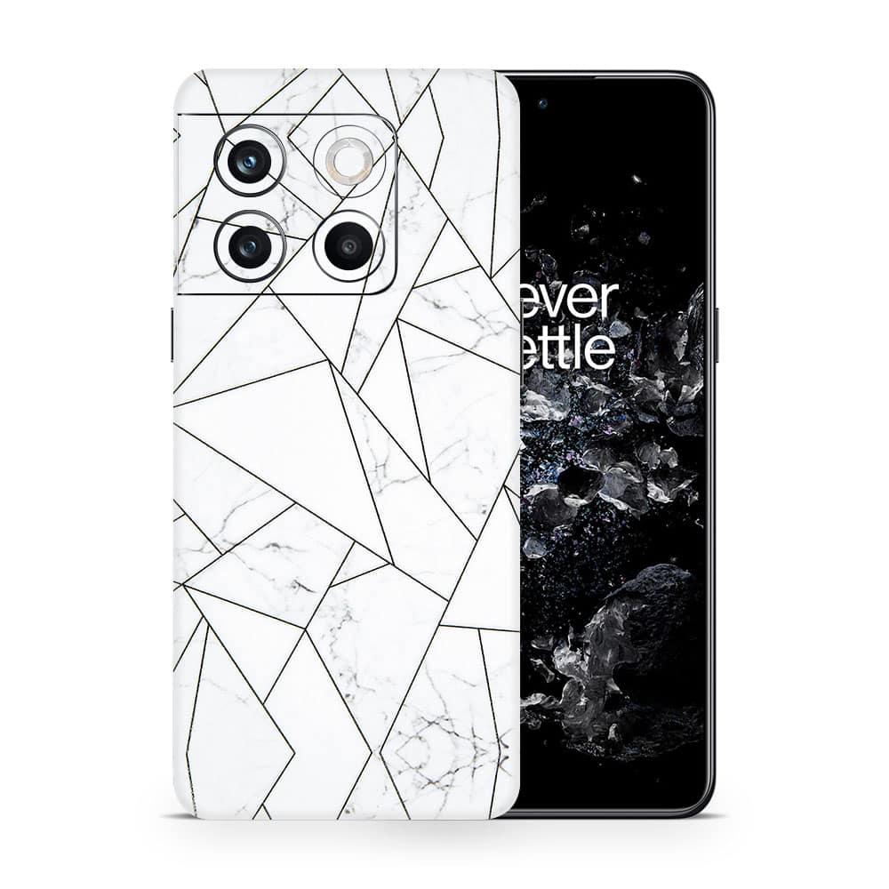 Oneplus 10t marble grid 3d skin wrapitskin