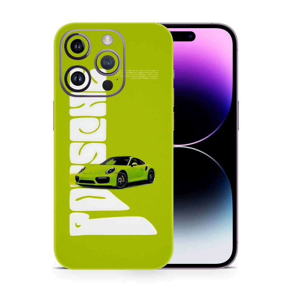 Iphone 14 pro max 911 turbo 3d skin wrapitskin