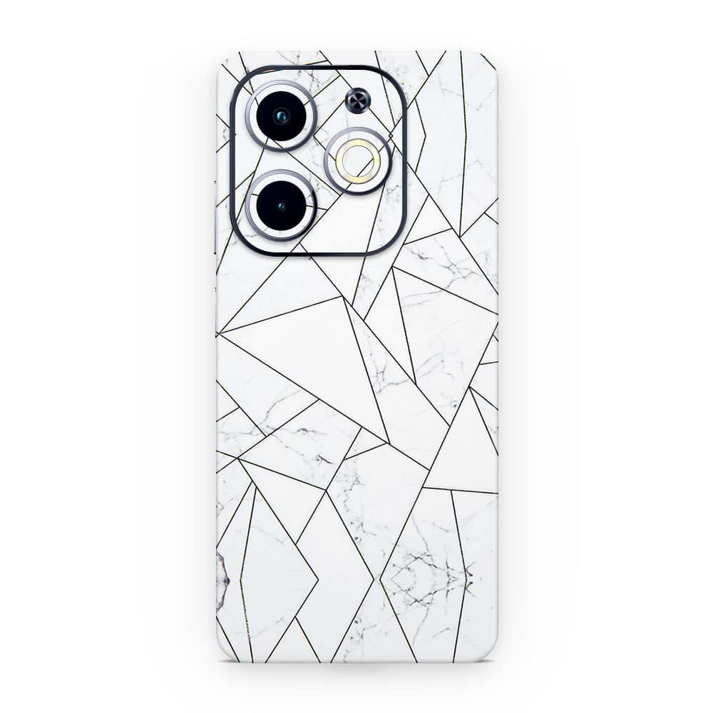Infinix hot 40i marble grid 3d skin wrapitskin