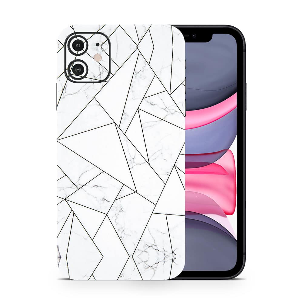 Iphone 11 marble grid 3d skin wrapitskin