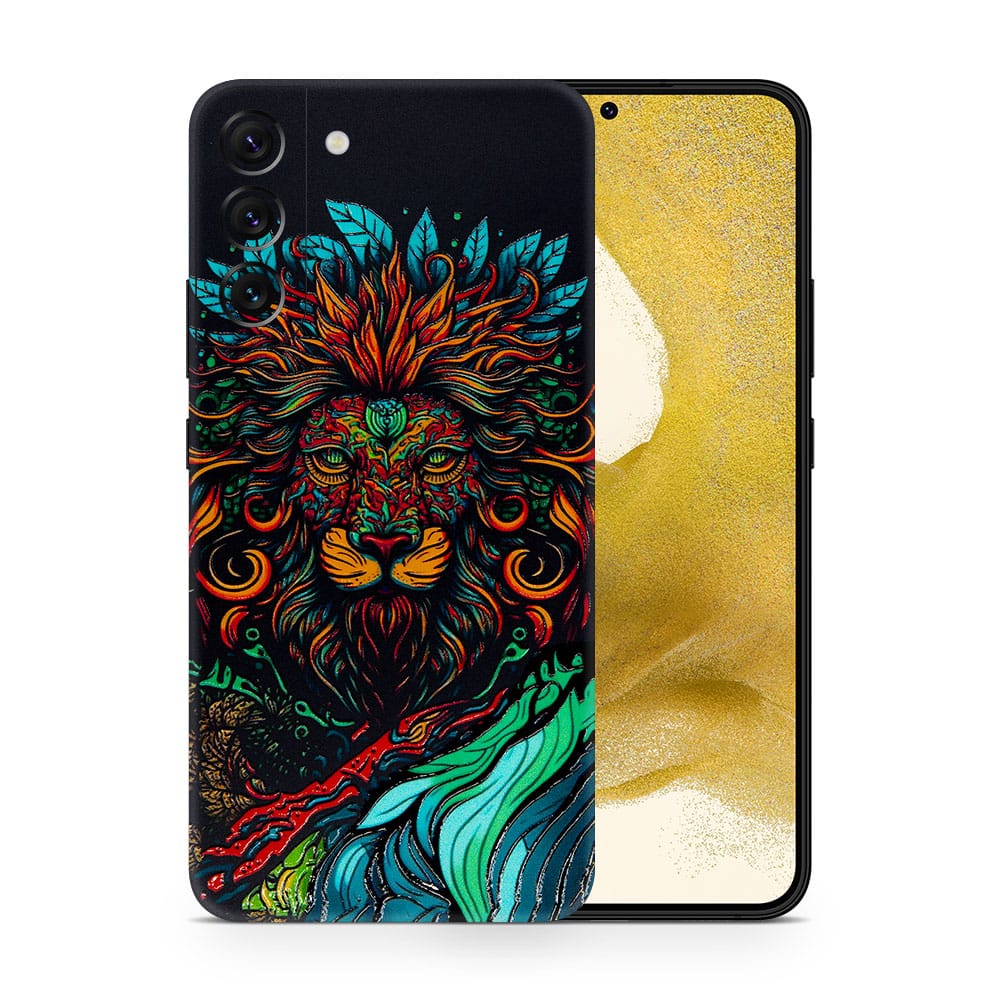 Galaxy s22 fierce lion 3d skin wrapitskin