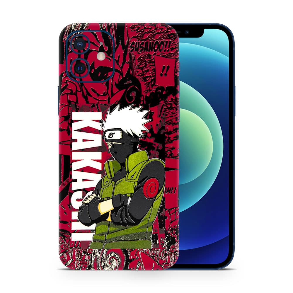 Iphone 12 kakashi sensei 3d skin wrapitskin