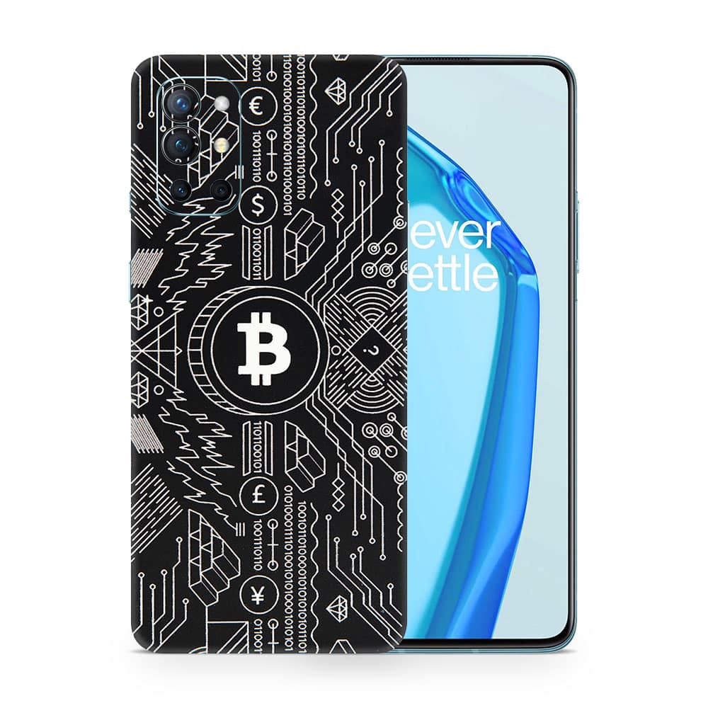 Oneplus 9r bitcoin 3d skin wrapitskin