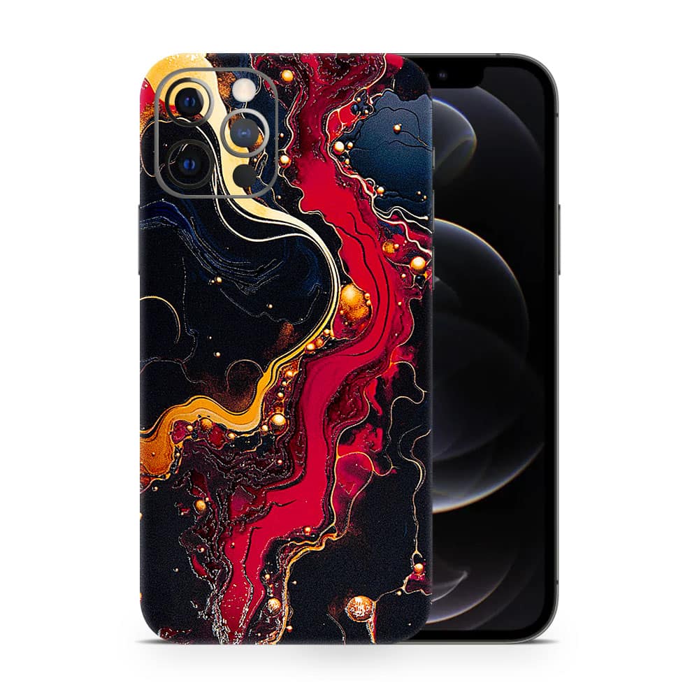 Iphone 12 pro volcanic vibe 3d skin wrapitskin