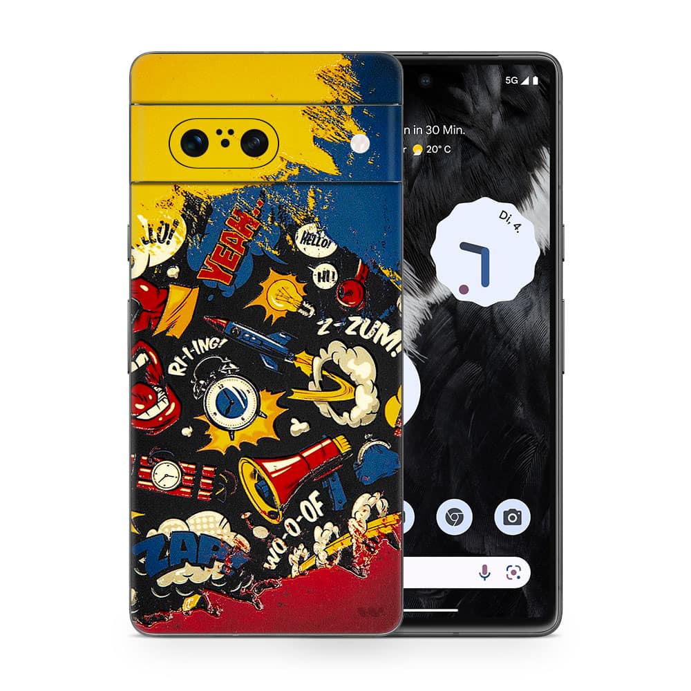 Pixel 7 pop art 3d skin wrapitskin