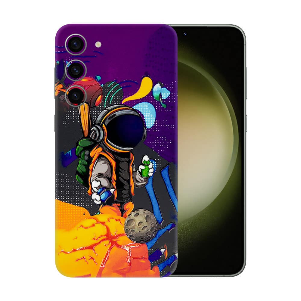 Galaxy s23 plus space doodler 3d skin wrapitskin