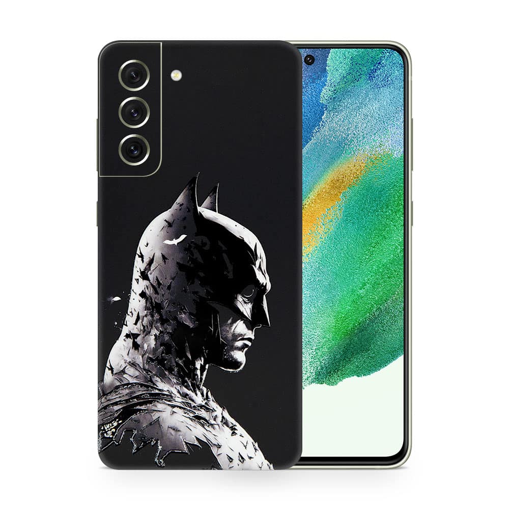 Galaxy s21 fe dark knight 3d skin wrapitskin