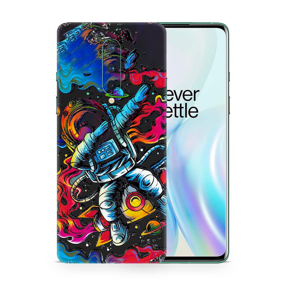 Oneplus 8 trippy astronaut 3d skin wrapitskin