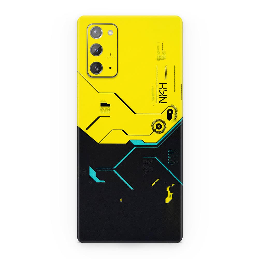 Galaxy note 20 cyberpunk city 3d skin wrapitskin