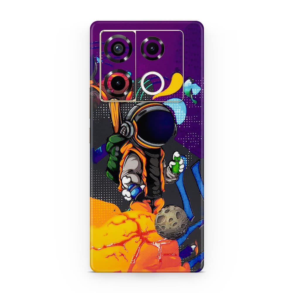 Infinix note 40 pro 5g space doodler 3d skin wrapitskin