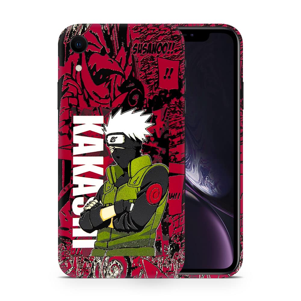 Iphone xr kakashi sensei 3d skin wrapitskin