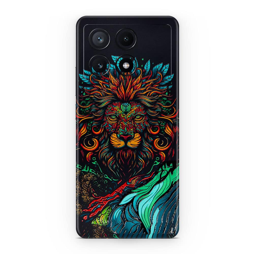 Poco x6 pro 5g fierce lion 3d skin wrapitskin