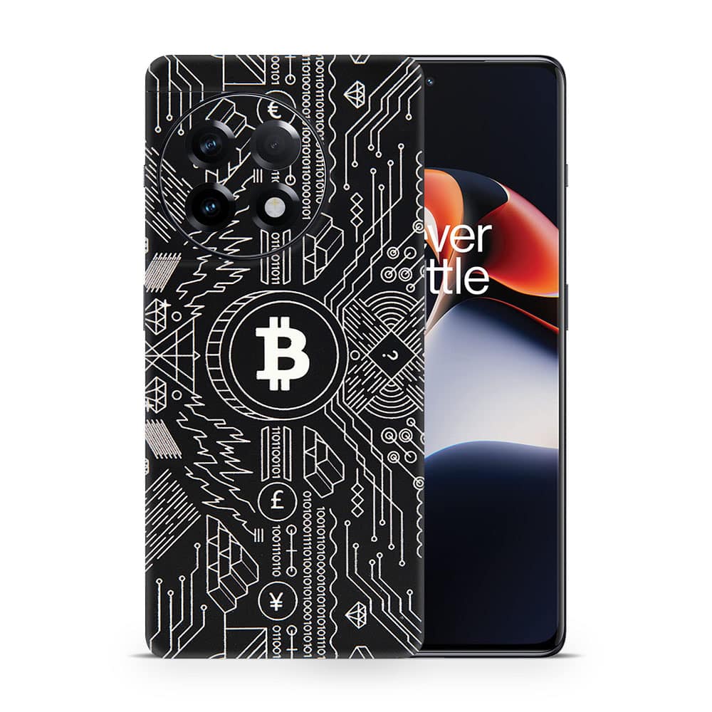 Oneplus 11r bitcoin 3d skin wrapitskin